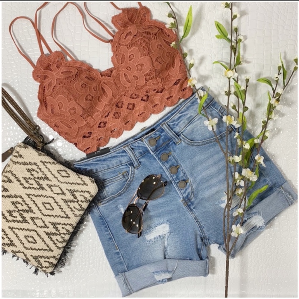 WALK THIS WAY BRALETTE-BRICK